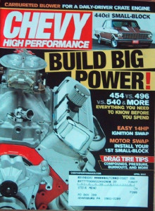 CHEVY HIGH PERFORMANCE 2007 APR - RAT POWER, SS396